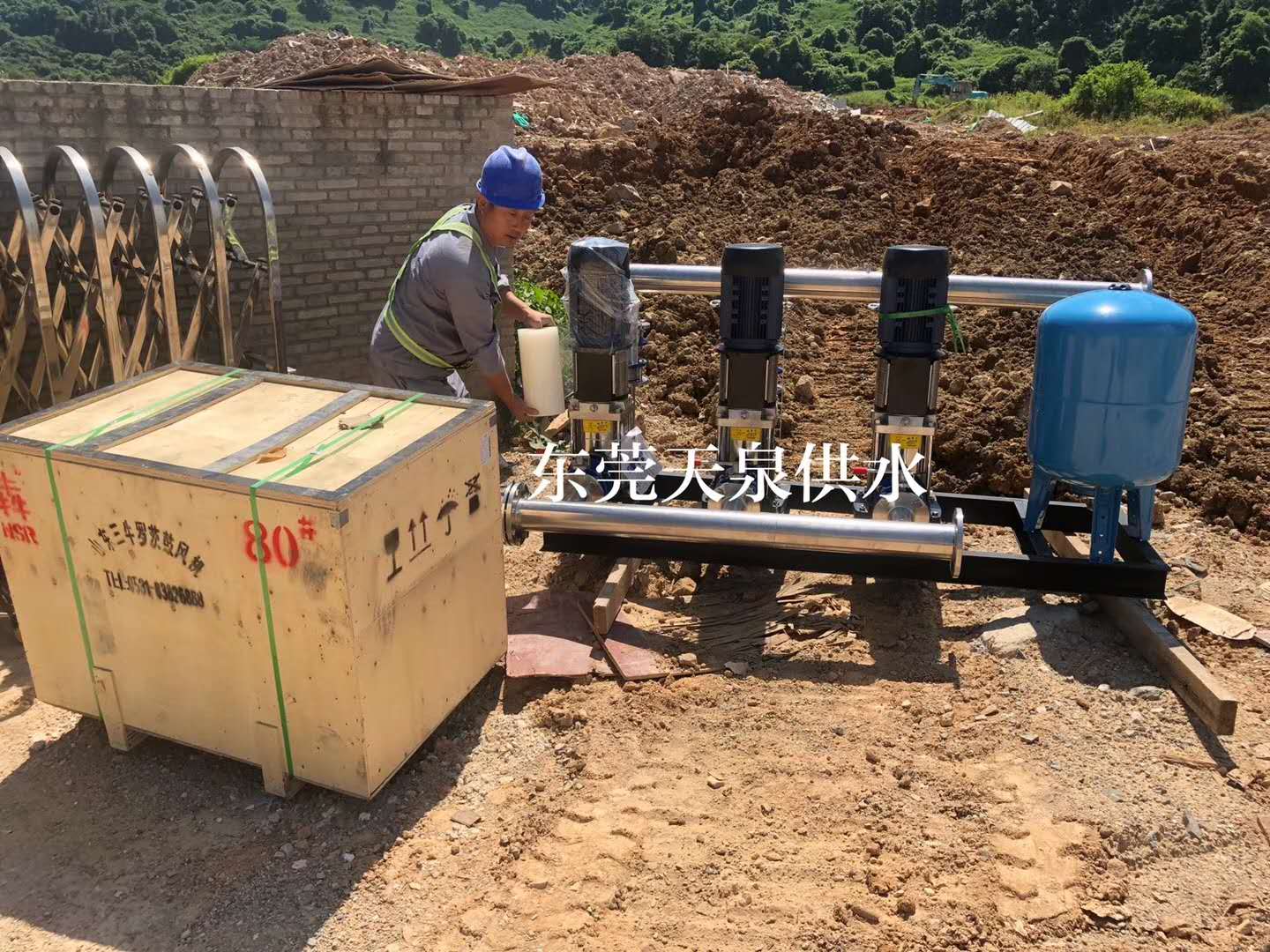 東莞市鳳崗雨水回收利用項目，恒壓供水設備簽約合作